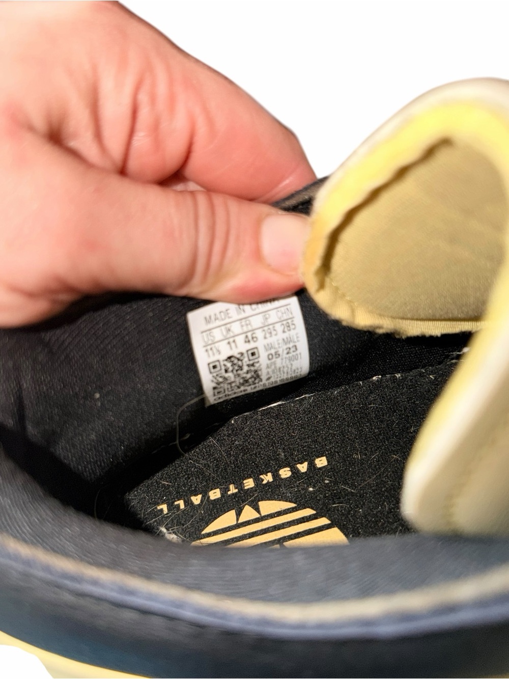Adidas Forum Deconstructed Low Men’s 11.5 Cream Black Leather Sneakers - Picture 8 of 9